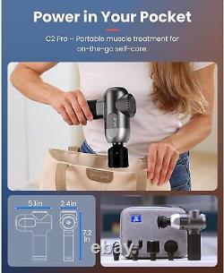 BOB AND BRAD C2 Pro Massage Gun with Heat &Cold Therapy For Neck Back Leg Muscle