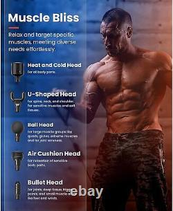 BOB AND BRAD C2 Pro Massage Gun with Heat &Cold Therapy For Neck Back Leg Muscle