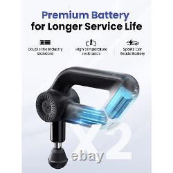BOB AND BRAD Smart Massage Gun Deep Tissue for Athletes Muscle Pain Relief Relax