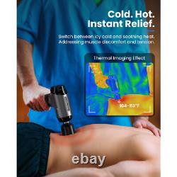 Bob and Brad Massage Gun with Heat&Cold Head Therapy Handheld, Pain Relief