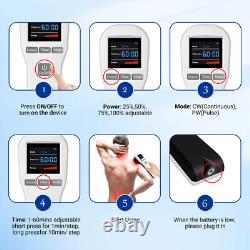 Class 4 Cold Laser Therapy Low Level Light Treatment for Body Pain Relief Device
