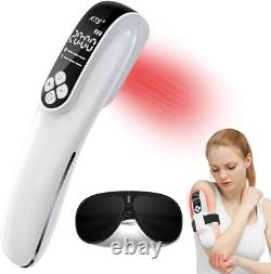 Cold Laser Powerful Red Light Therapy LLLT Pain Relief Human/Animals 808nm+650nm