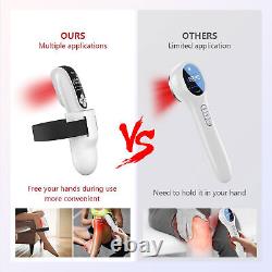 Cold Laser Powerful Red Light Therapy LLLT Pain Relief Human/Animals 808nm+650nm