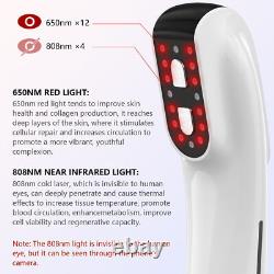 Cold Laser Powerful Red Light Therapy LLLT Pain Relief Human/Animals 808nm+650nm