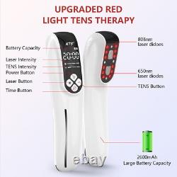 Cold Laser Powerful Red Light Therapy LLLT Pain Relief Human/Animals 808nm+650nm