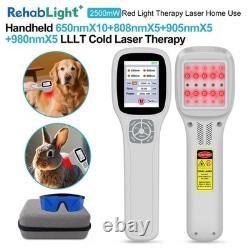 Cold Laser Therapy Device Home Laser Equipment for Joint Pain 3400mAh Battery