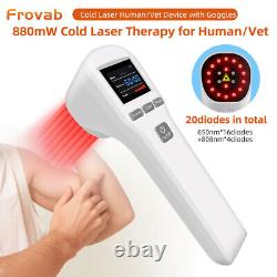Cold Laser Therapy Device Pain Relief Laser Treatment for Wound Healing 880mW