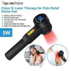 Cold Laser Therapy Near Me 650nm10+808nm15 Laser Treatment for Back Pain 5W