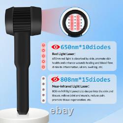 Cold Laser Therapy Near Me 650nm10+808nm15 Laser Treatment for Back Pain 5W