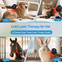 Cold Laser Therapy Near Me 650nm10+808nm15 Laser Treatment for Back Pain 5W