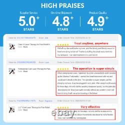 Cold Laser Therapy Near Me 650nm10+808nm15 Laser Treatment for Back Pain 5W