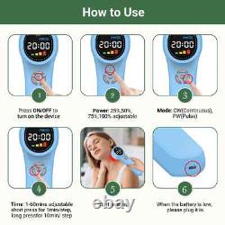 Cold Laser Therapy at Home Gym 1760mW Machine for Human Back Knee Pain Relief