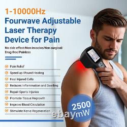 Cold Laser Therapy for Human&Pets 2500mW Red Light Physiotherapy for Pain Relief