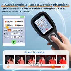 Cold Laser Therapy for Human&Pets 2500mW Red Light Physiotherapy for Pain Relief