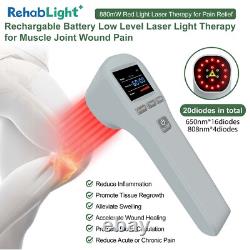 Cold Laser Therapy for Neuropathy in feet Hand Back with Rechargable Batteries