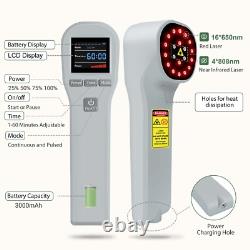 Cold Laser Therapy for Neuropathy in feet Hand Back with Rechargable Batteries