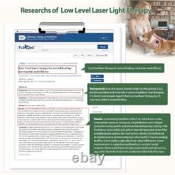 Cold Laser Therapy for Neuropathy in feet Hand Back with Rechargable Batteries