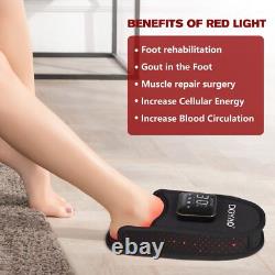 Cordless 4000mAh Red Light Therapy for Feet & Ankle Brace Foot Pain Relief