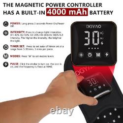Cordless 4000mAh Red Light Therapy for Feet & Ankle Brace Foot Pain Relief