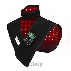 Cordless Red Light Therapy for Neck Shoulder Pain Relief 6000mAh Battery Port