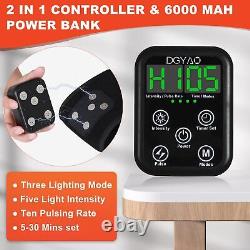 Cordless Red Light Therapy for Neck Shoulder Pain Relief 6000mAh Battery Port