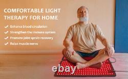 DGYAO 45W Infrared Red Light Therapy Pad for Full Body Nerve Joint Pain Relief