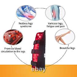 DGYAO 660nm&880nm Infrared Red Light Therapy Leg Wrap Pad for Calf Pain Relief
