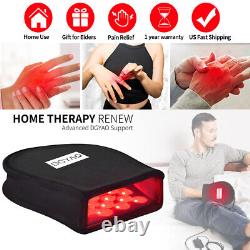 DGYAO 660nm&880nm Infrared Red Light Therapy for Hand Arthritis Pain Relief
