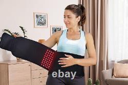 DGYAO 880nm Infrared Red Light Therapy Waist Wrap Belt Pain Relief Weight Loss