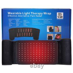 DGYAO 880nm Infrared Red Light Therapy Wrap Pad Belt for Pain Relief Weight Loss