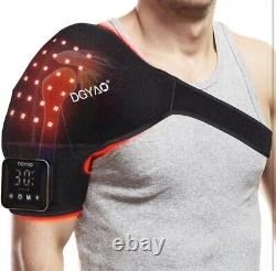 DGYAO Cordless Shoulder Wrap Pad Near Infrared Red Light Therapy For Pain Relief