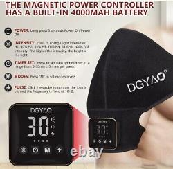 DGYAO Cordless Shoulder Wrap Pad Near Infrared Red Light Therapy For Pain Relief