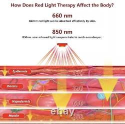 DGYAO Cordless Shoulder Wrap Pad Near Infrared Red Light Therapy For Pain Relief