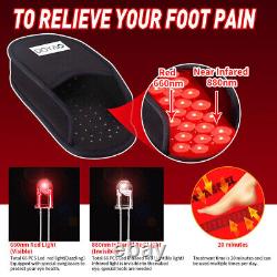 DGYAO Infrared Light Red Light Therapy for Foot Neuropathy PainRelief 2 Slippers
