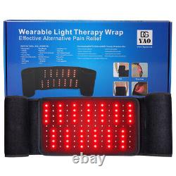 DGYAO Infrared Red Light Therapy Back Waist Wrap Belt for Arthritis Pain Relief