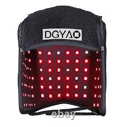DGYAO Infrared & Red Light Therapy Brain Massage Device Home Use Helmet LED Gift