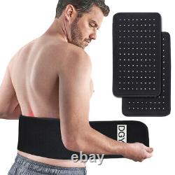 DGYAO Infrared Red Light Therapy Wrap Belt For Back Pain Relief Heals (Two Pads)