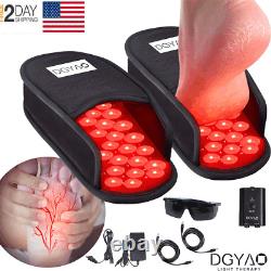 DGYAO Infrared Red Light Therapy for Foot Joint Pain Relief 2 Slipper Neuropathy