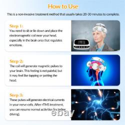 Depression Relief Device Magnetic Pulse Therapy Protect Brain Tissue TMS
