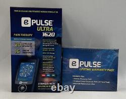 EPulse Ultra 1620 Tens Massager & Powered Muscle Stimulator Pain Therapy + Extra