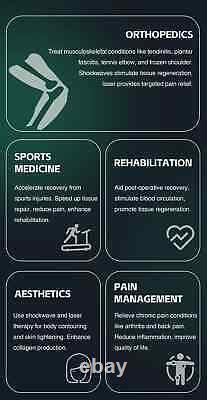 ESWT Shock Wave Physio Therapy Machine Pain Relief High Intensity Laser Therapy
