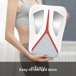 Electric Back Waist Pulse Massager Foot Massager withHeat Therapy Pain Relief TENS