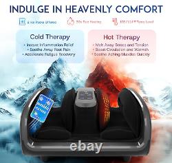 Electric Foot Massager with Heat & Ice Therapy, Plantar Fasciitis Pain Relief
