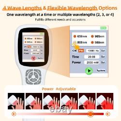 Fourwave Laser Therapy Device for Pain Cold Laser Therapy Touch Screen 2500mW
