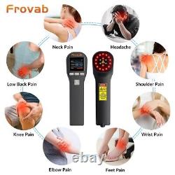 Frovab Back Pain Treatment 808nm+650nm LLLT Therapy Portable Cold Laser Therapy