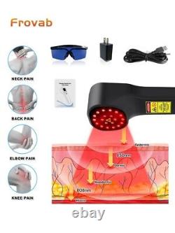 Frovab Back Pain Treatment 808nm+650nm LLLT Therapy Portable Cold Laser Therapy