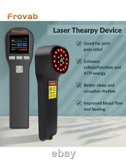 Frovab Back Pain Treatment 808nm+650nm LLLT Therapy Portable Cold Laser Therapy