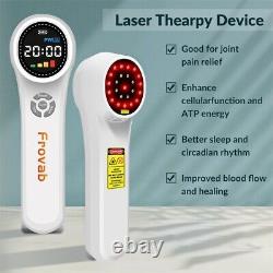 Frovab Class 4 Laser Therapy at Home, 980nm Light Therapy Red Laser for Back Pain