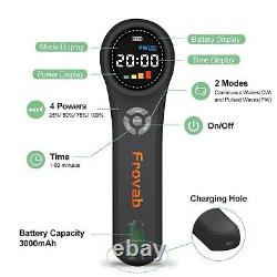 Frovab High Power 24 LED Red Light Therapy Device with 660-980nm, 4 Class Laser
