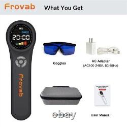 Frovab High Power 24 LED Red Light Therapy Device with 660-980nm, 4 Class Laser
